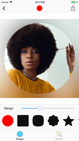 Circle Crop - Beautiful Shapes screenshot