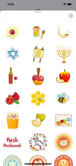 Game screenshot Happy Rosh Hashanah Stickers apk