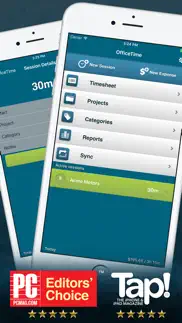 officetime work & time tracker iphone screenshot 1