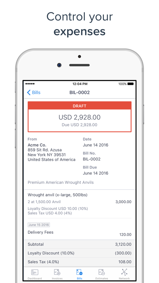 #4. Hiveage Invoicing (iOS) 由: Hiveage Inc.