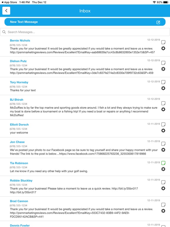 Customer Connections iPad screenshot 3 - Business app