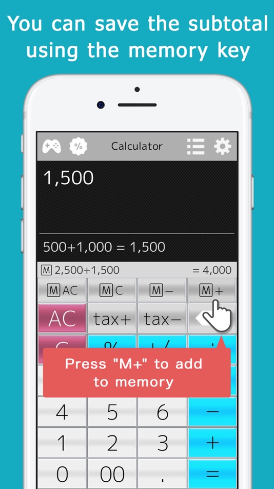 #3. Calculator++F (iOS) 由: YUTAKA KENJO