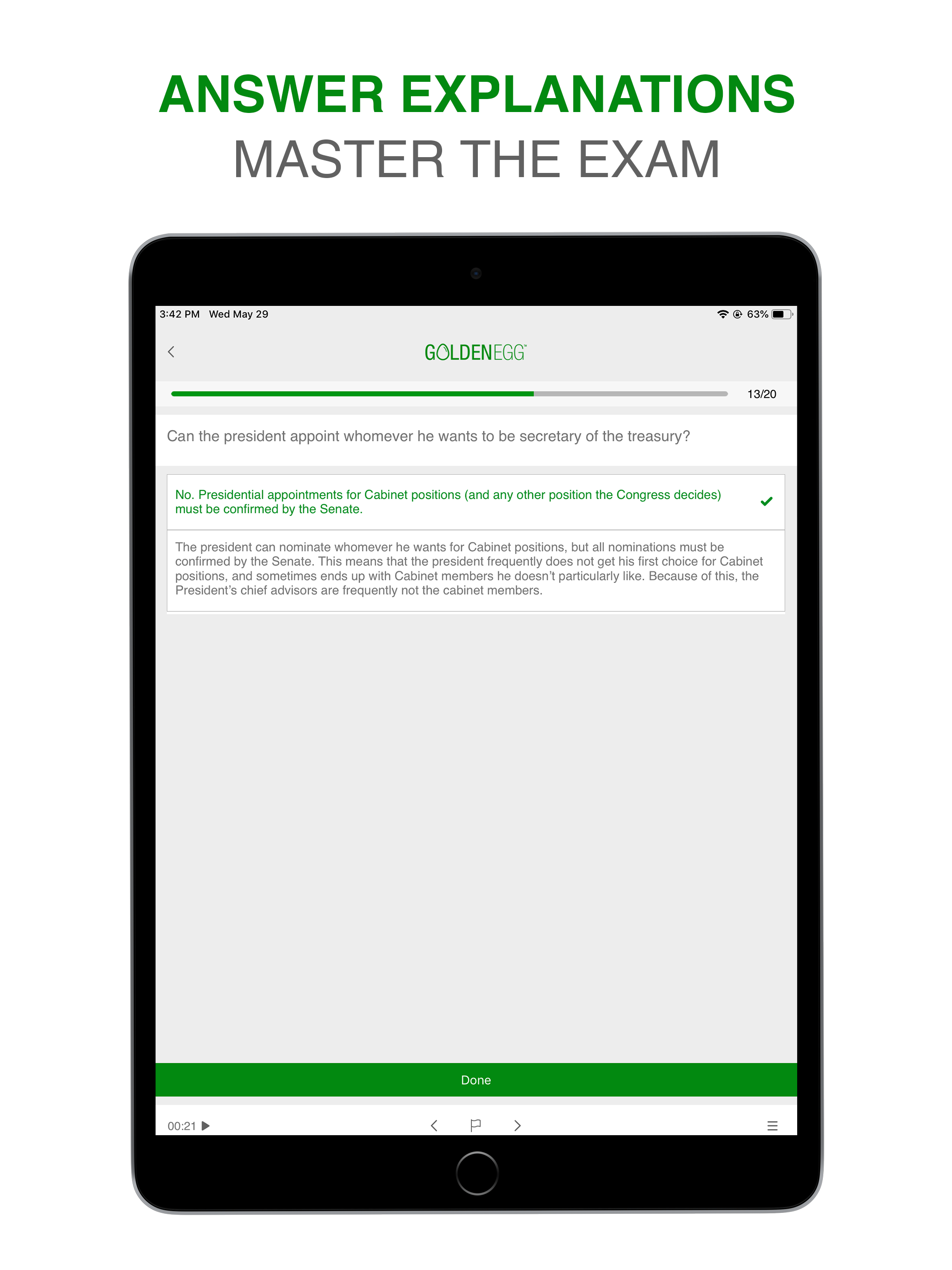 AP US Gov. & Politics Test screenshot 8
