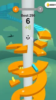 jump ball-bounce on tower tile iphone screenshot 4