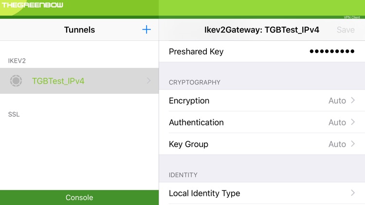 TheGreenBow VPN Client screenshot-3