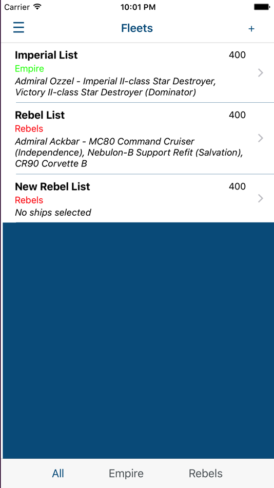 #1. Armada Fleet Builder (iOS) Podle: Prophet Studios