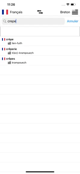Game screenshot Dictionnaire Breton-Français hack