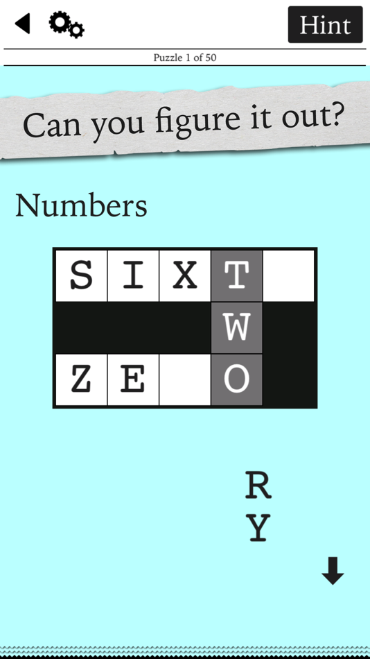 #3. Tiny Little Crosswords (iOS) 由: Blue Ox Family Games, Inc.