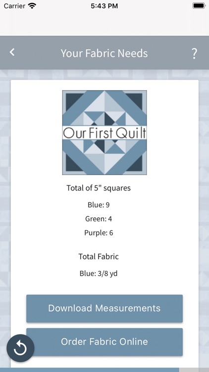 Quilting Fabric Calculator screenshot-7