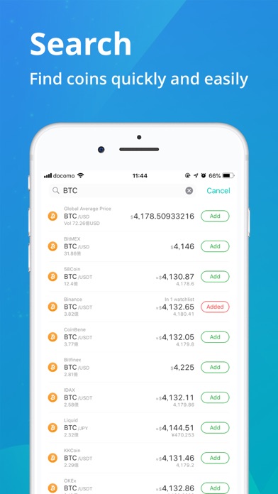 CoinView: Bitcoin Altcoin App Screenshot