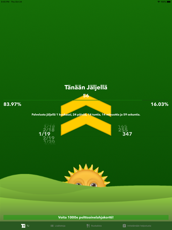 Screenshot #4 pour Tänään Jäljellä - TJ-laskuri