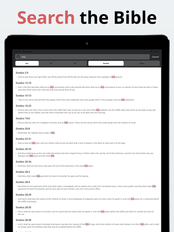 Pocket Study Bible iPad screenshot 5 - Book app