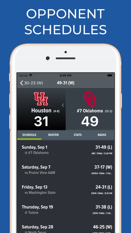 Oklahoma Football Schedules screenshot-7