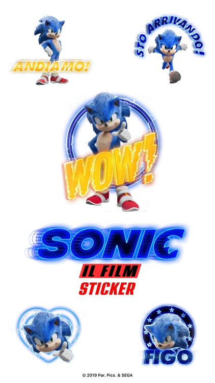 Sonic Il Film - Sticker