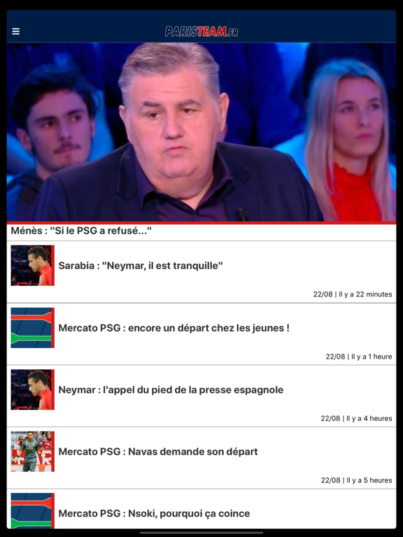 Screenshot #5 pour Paristeam.fr