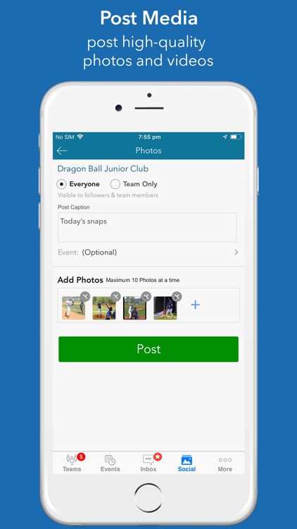 InstaTeam sports team manager screenshot-8