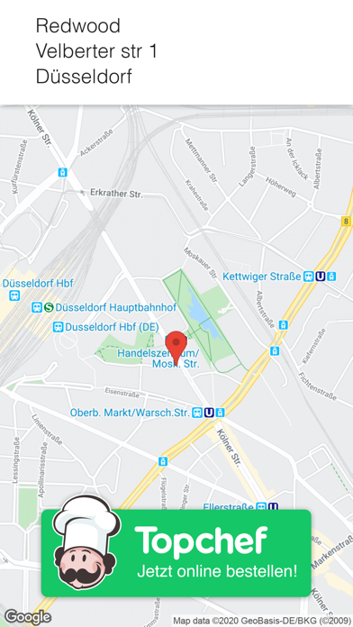 Redwood Pizza Düsseldorf Screenshot