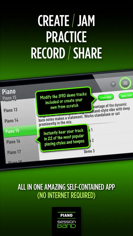 SessionBand Piano 1 screenshot 4 of 5
