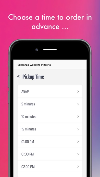 Screenshot #3 pour Speranza Woodfire Pizzeria