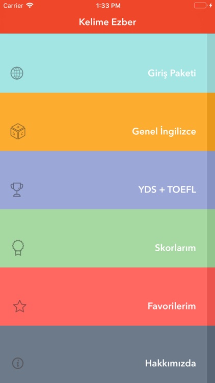 İngilizce Kelime Kartları