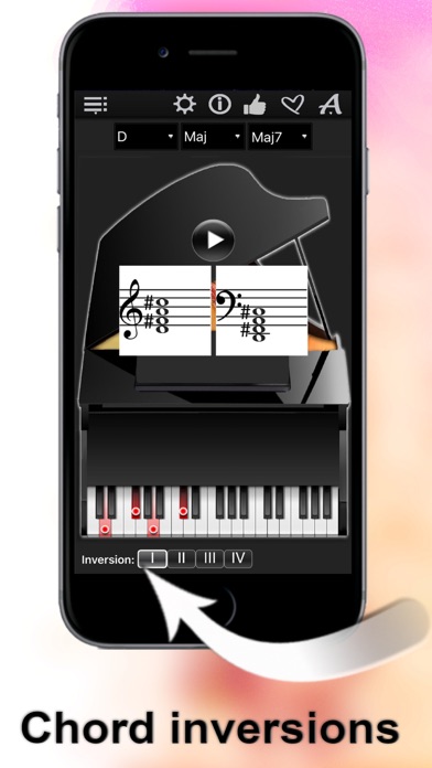 Piano Chords Compass LR Screenshot