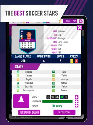 Screenshot 6 Soccer Eleven - Manager Fútbol iphone