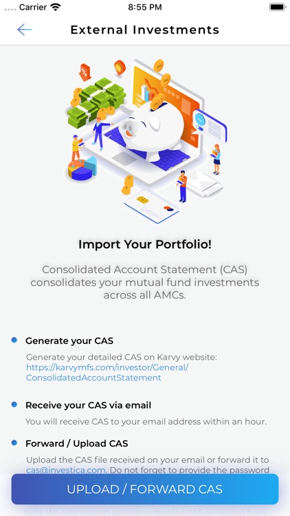 Mutual Fund App - Investica