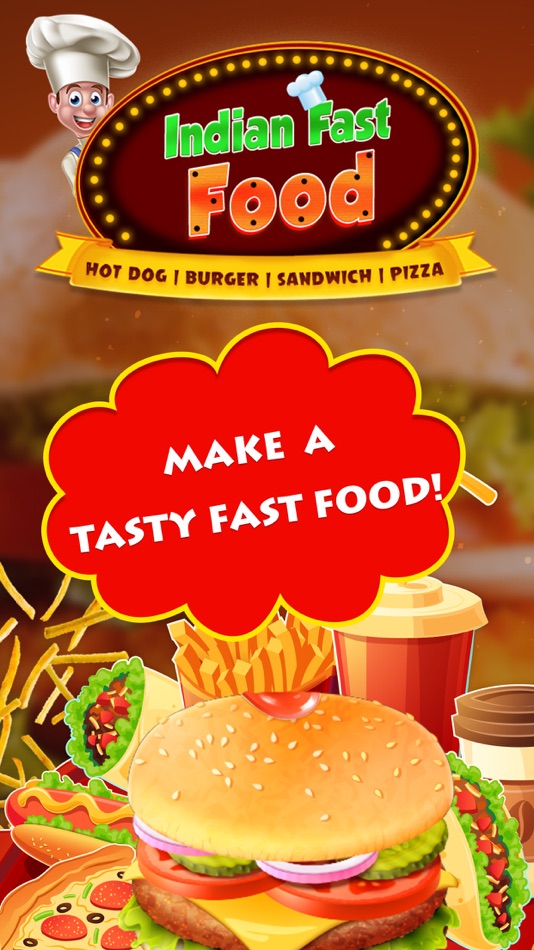 Hot Dog, Burger, Pizza Cooking - 1.0 - (iOS)