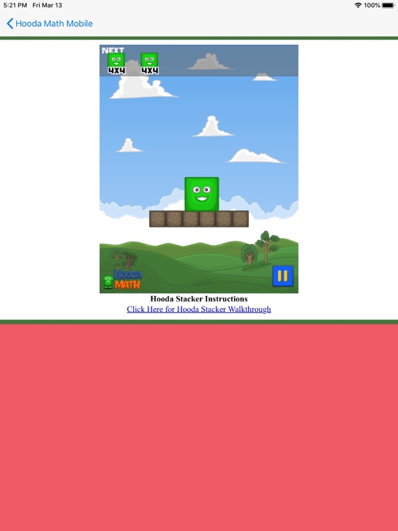 Hooda Math Mobile iPad screenshot 4 - Education app
