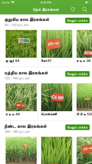 Paddy Varieties screenshot 1