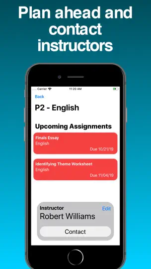 Screenshot von Trackr - Manage Assignments auf dem iPhone 2