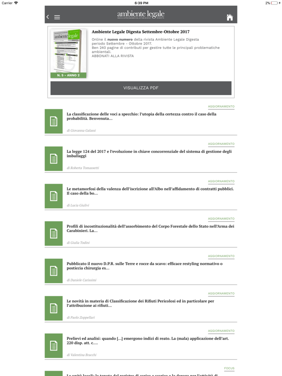 Screenshot #6 pour Ambiente Legale Digesta