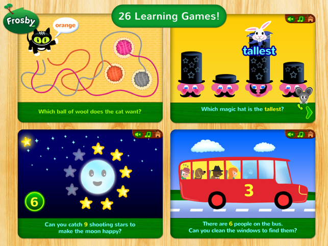 ‎Frosby Learning Games 1 Screenshot