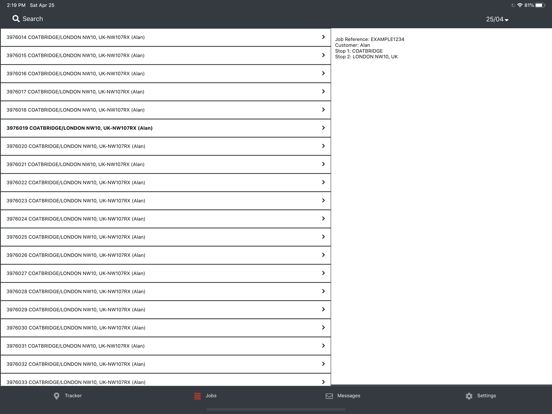 Screenshot #4 pour Truckcom Transport Manager