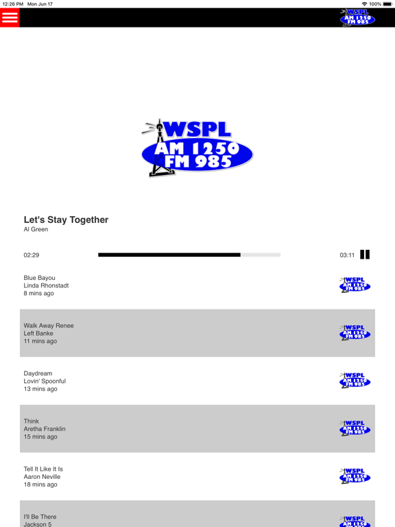 Screenshot #4 pour WSPL Radio