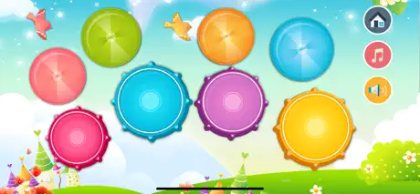 Babies Drums Kit ,Colorful App
