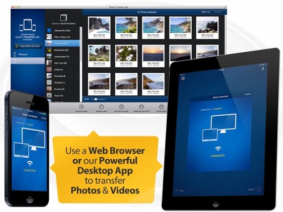 Photo Transfer App PRO iPad app afbeelding 4