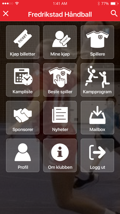 Fredrikstad Håndball Screenshot