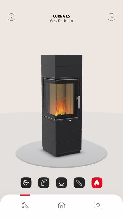 LEDA Wood Stove App 3D