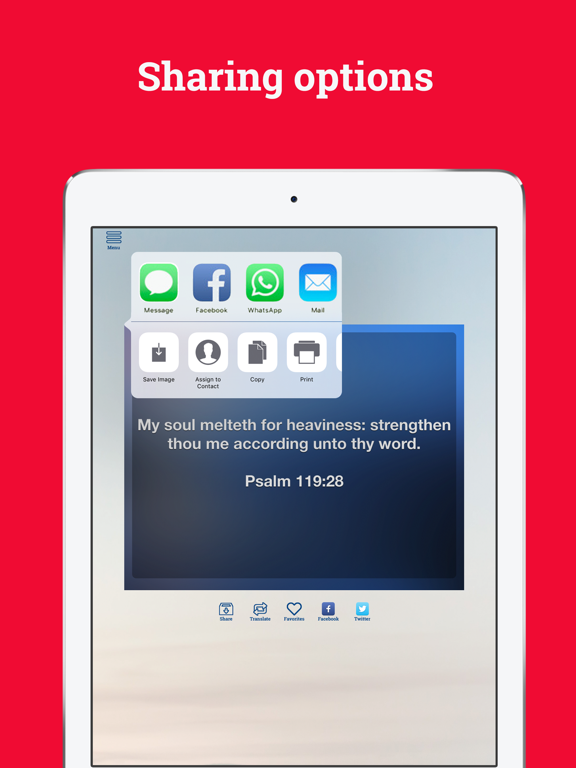 iPromises - Daily Bible Verses iPad screenshot 3 - Reference app
