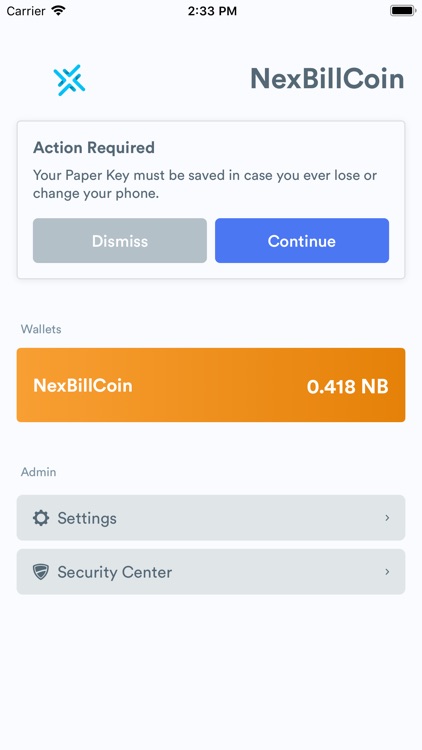 NexBillCoinWallet