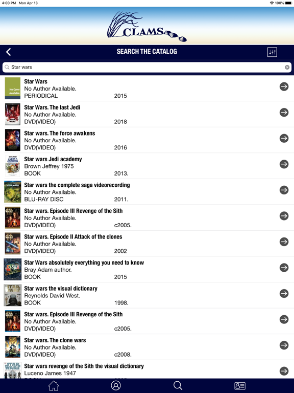 Screenshot #5 pour CLAMS Library Network