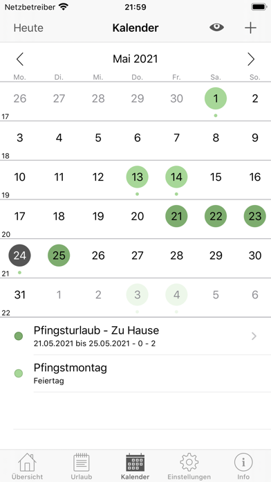 Jahresurlaub Planer screenshot 3