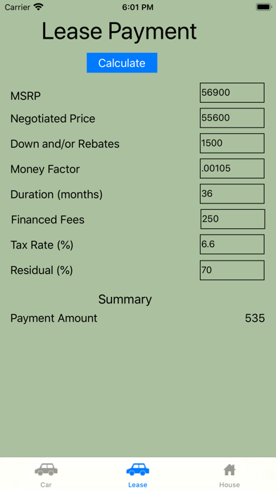 Screenshot #2 pour Simple Payment Calculator