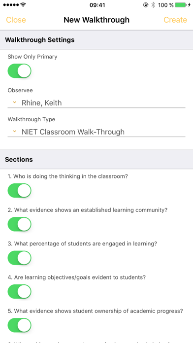 OnCourse Walkthrough Screenshot