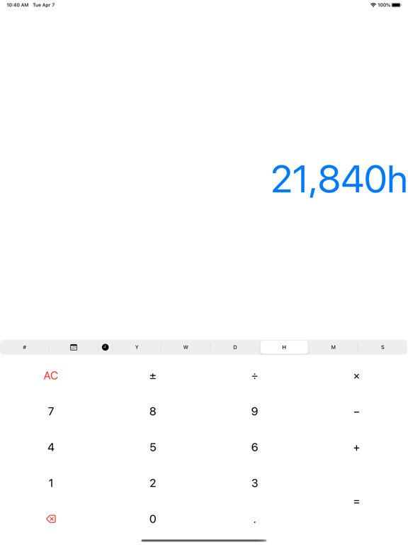 Crunch Time Pro iPad screenshot