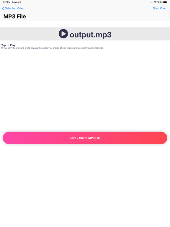 Screenshot #6 pour Video to MP3 Audio Extractor