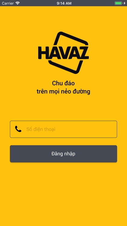 Havaz-Car Rental-App lái xe