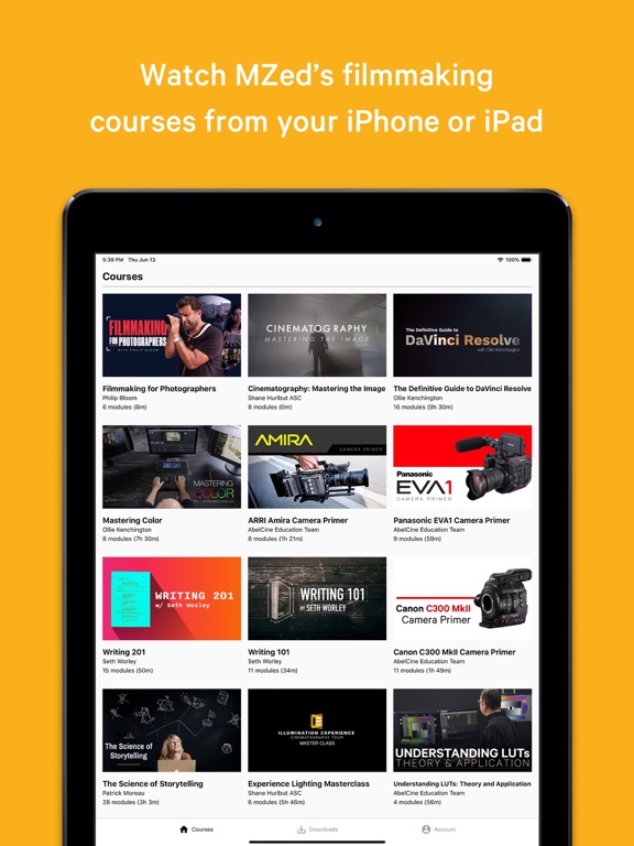 MZed iPad screenshot 1 - Education app