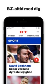 B.T.  - seneste nyheder screenshot